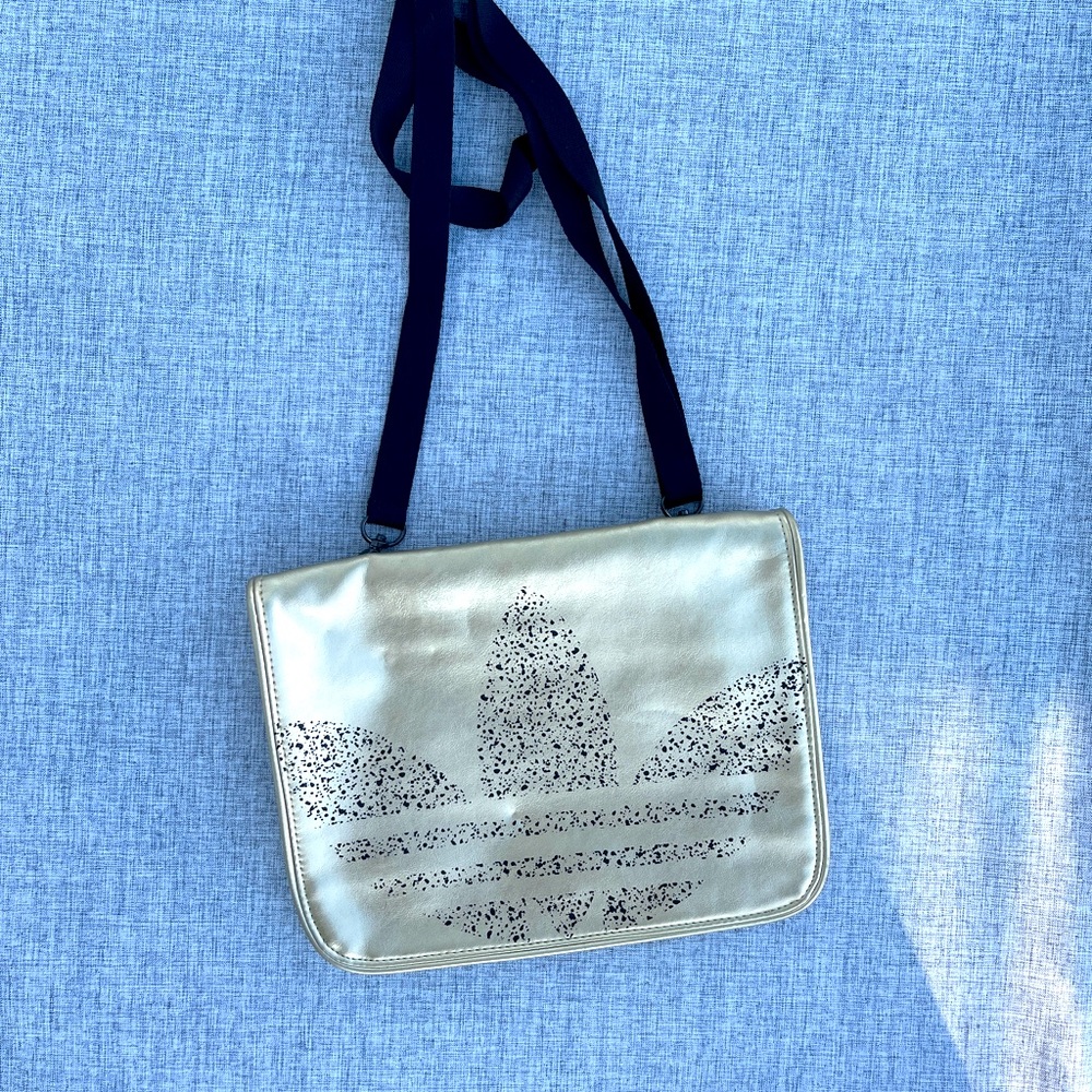 Adidas gold crossbody bag